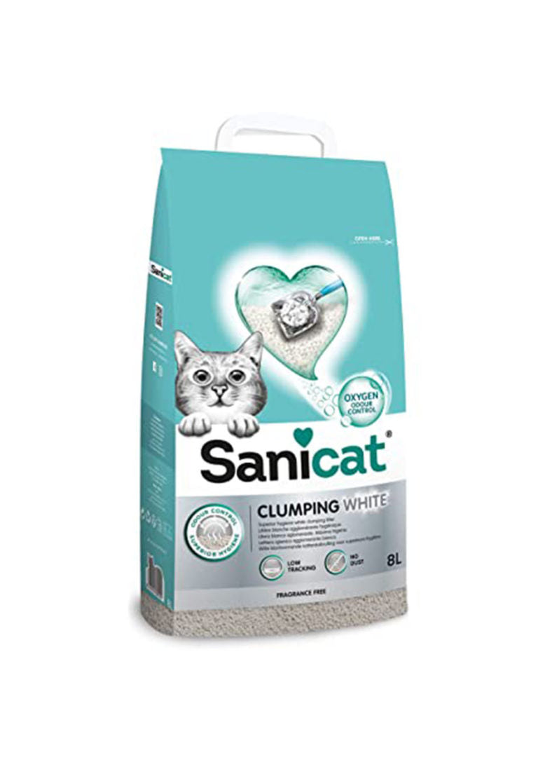 Sanicat Clumping White Cotton Clumping Fresh 20l