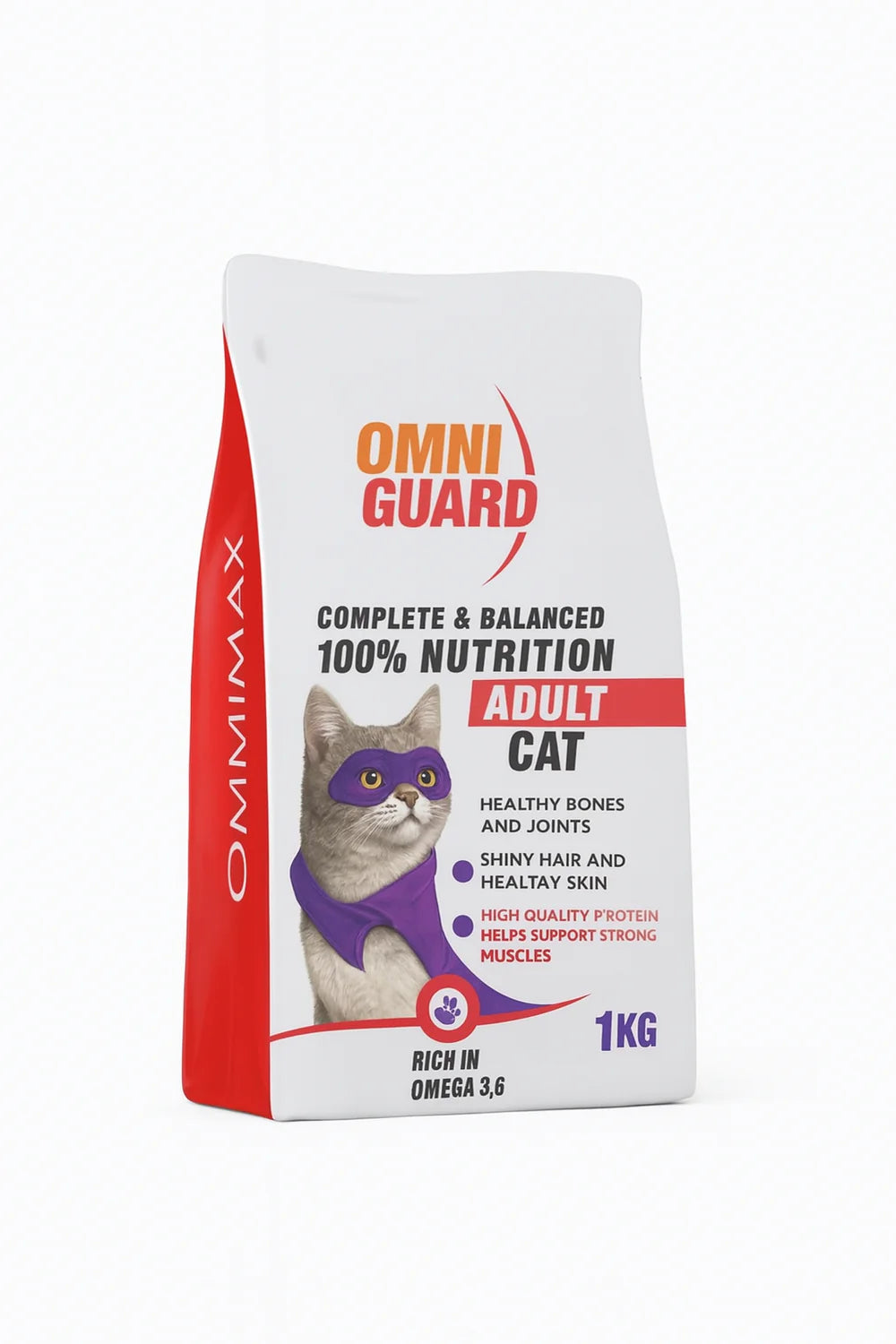 Omni Guard Dry Food for Adult Cats 1KG