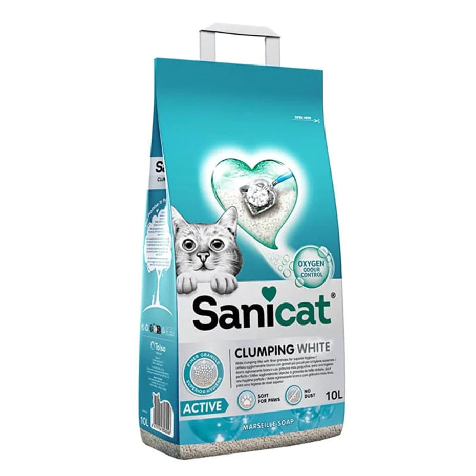 SaniCat Litter Active Marseille Soap Clumping 10L