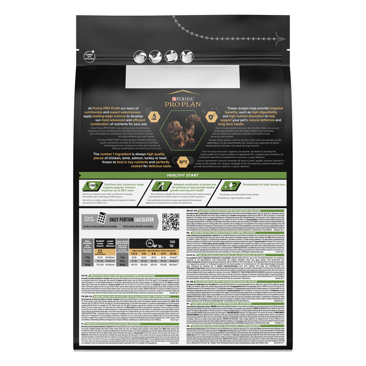 Pro Plan Small & Mini Puppy with Healthy start – Rich in Chicken 3KG