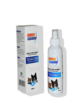 OMNI GUARD FLEA TICK SPRAY FOR DOGS AND CATS 250ML