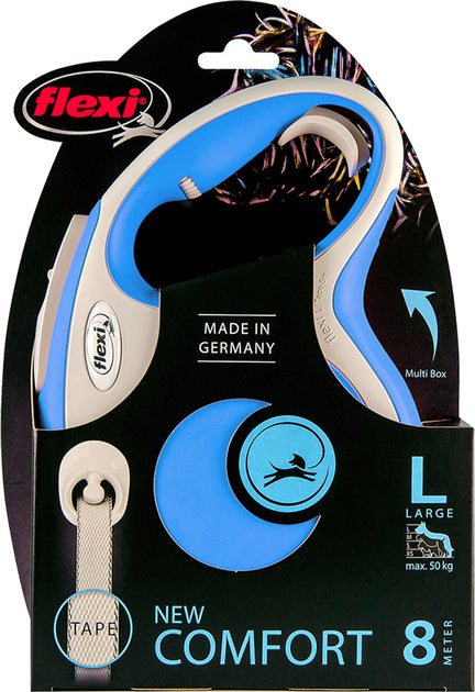 Flexi® New Comfort L Tape 8 M Blue