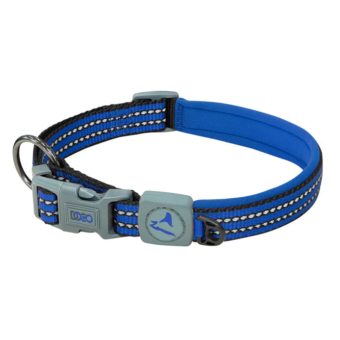 طوق كلب DOCO® VARIO O-Ring من النايلون مع خياطة عاكسة