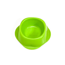 Round plastic food plate 17 cm
