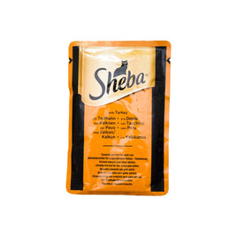 Sheba Cat Wet Food Pouch With Turkey 85g