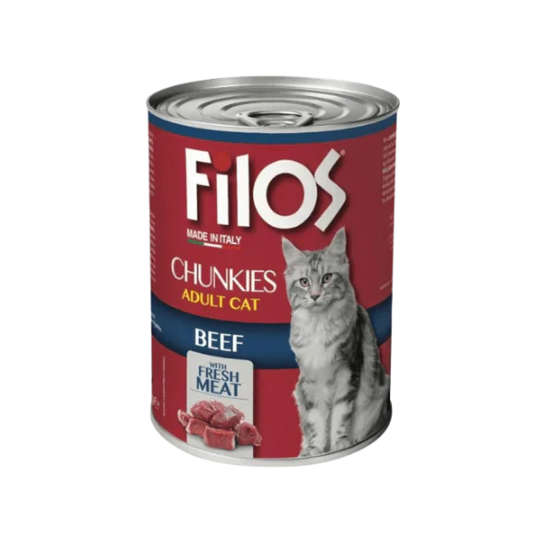Filos Cat Wet Food Beef - Can 400gm