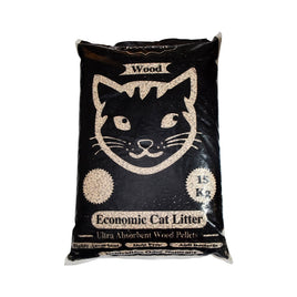 doodzy wood economic cat litter 15 kg