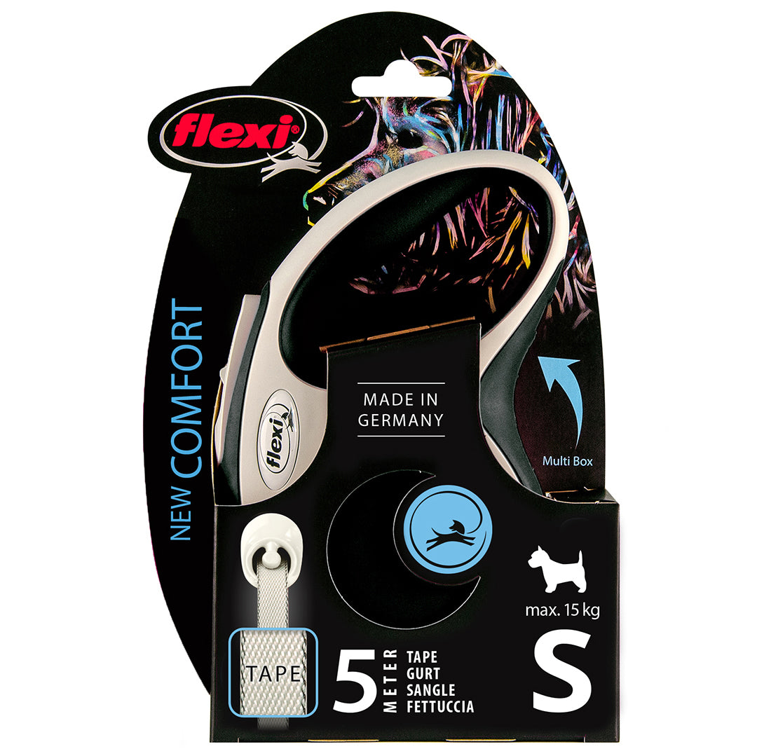 Flexi New Comfort S Tape 5 M Black