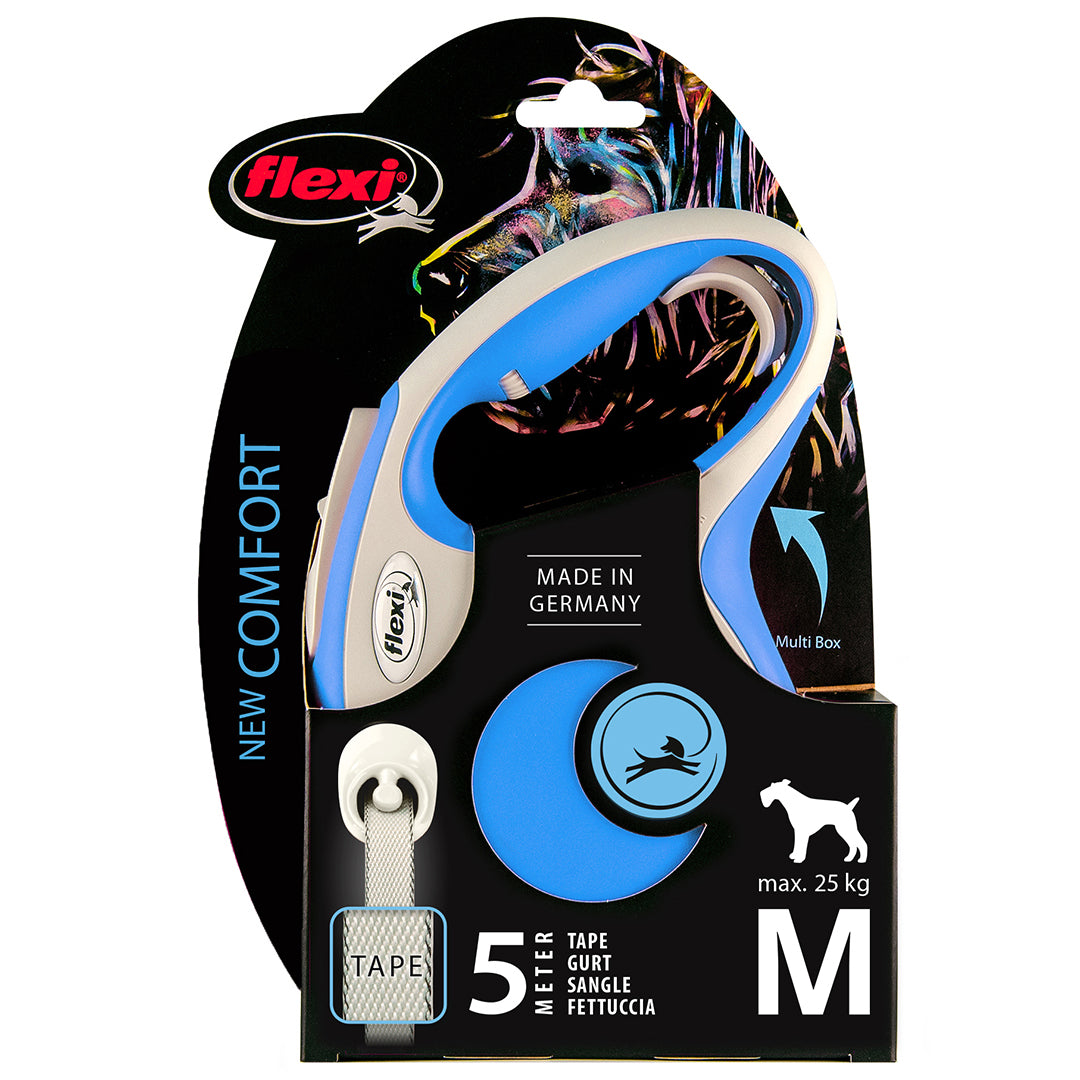 Flexi® New Comfort M Tape 5 M Light Blue