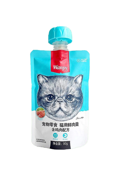 Wanpy Cat Wet Food Treats Beef- 90 gm