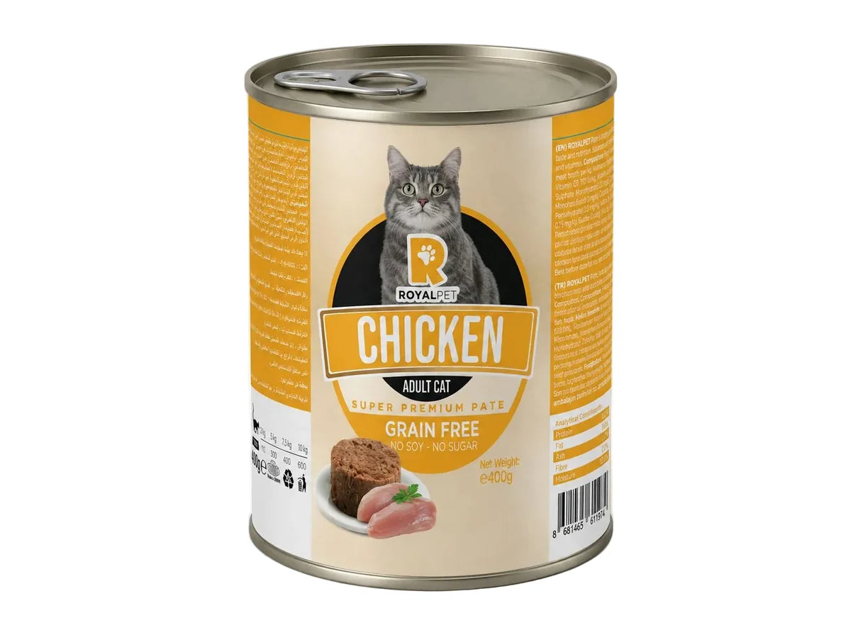 Royal Pet Cat Wet Food Adult Chicken Premium Paté - Can 400g