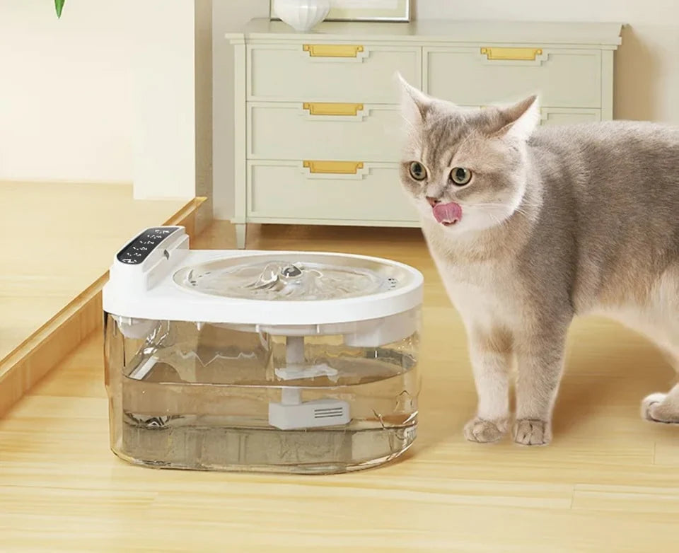 NAOMI Smart Pet Water Feeder Stainless Steel Bowl Size