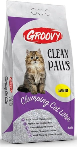 Groovy Clumping Cat Litter Jasmine  5L