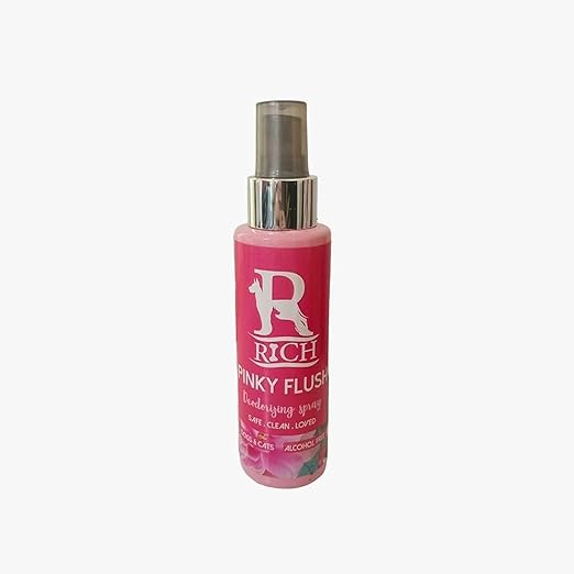 Rich Pinky Flush Deodorizing Spray for Dogs and Cats - 125 ml