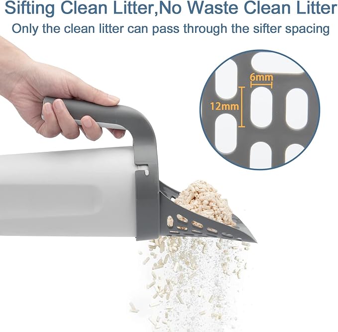 Cat Litter Scoop with Bag Holder (4 bag free)