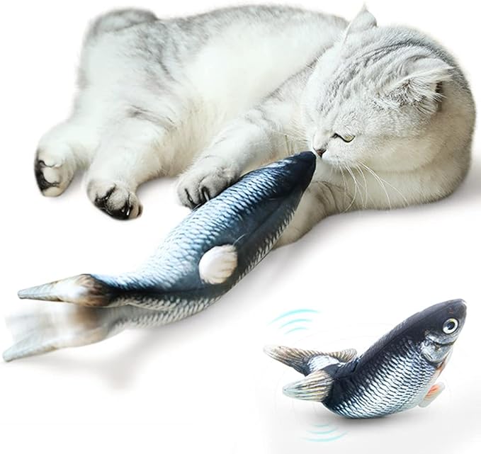 Rechargeable Realistic Flopping Fish cat toy