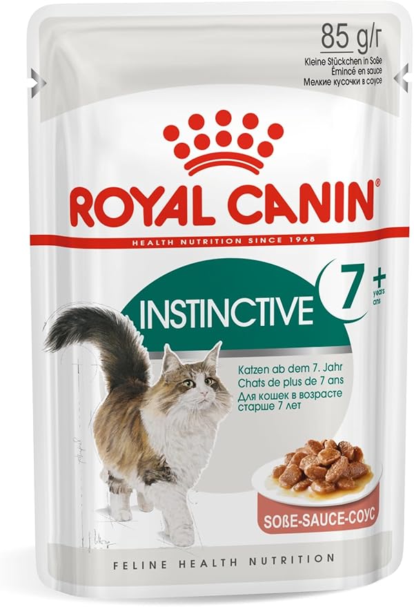 ROYAL CANIN Instinctive +7 Wet Food for Cats GRAVY Pouches 85G