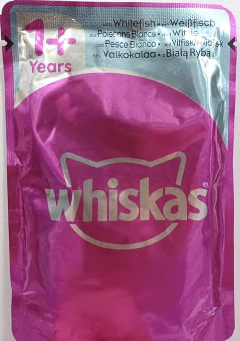 Whiskas Cat Wet Food White Fish- Pouch 85gm