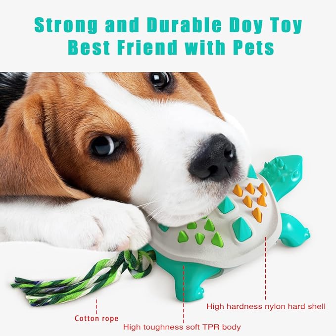 Turtle Shape Dog Chew Toys