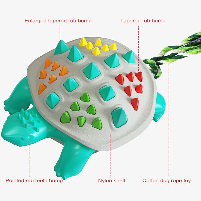 Turtle Shape Dog Chew Toys