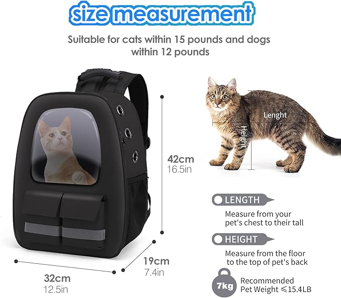 Backpack for Small Cats and Dogs