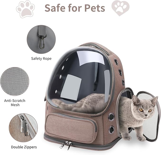 Moorpet Cat Backpack Carrier For Cats and Small Dogs JCK-101