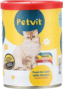 Petvit Cat Wet Food Chicken - Can 400gm