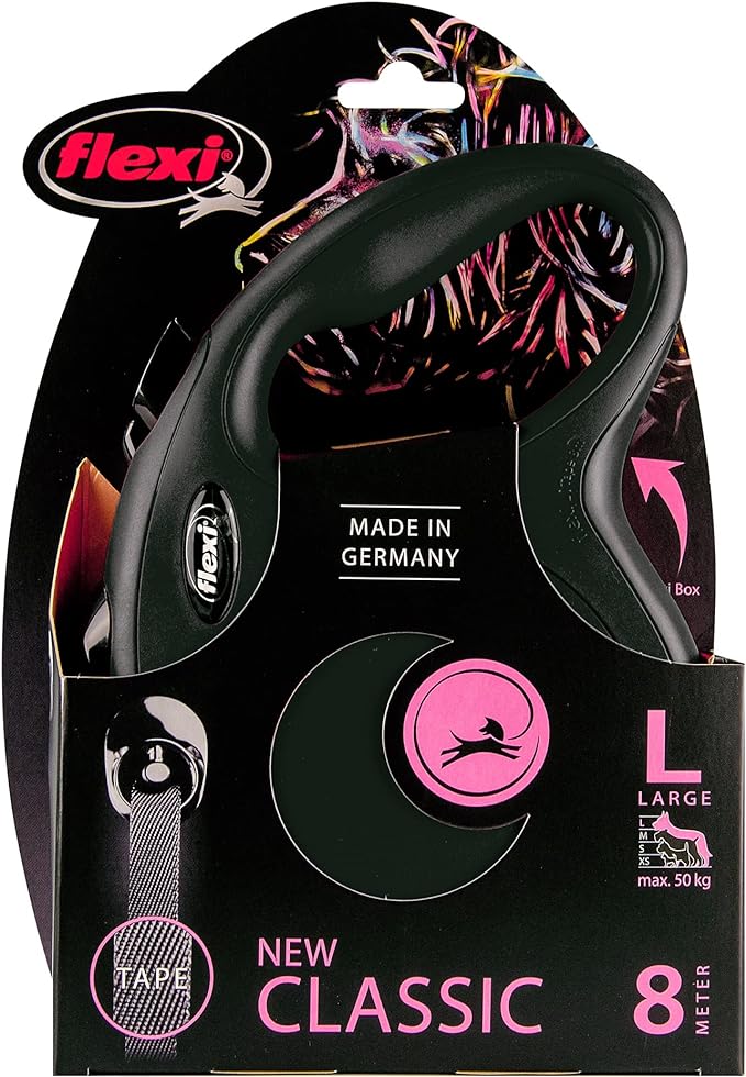 flexi® New Classic L Tape 8 m Black