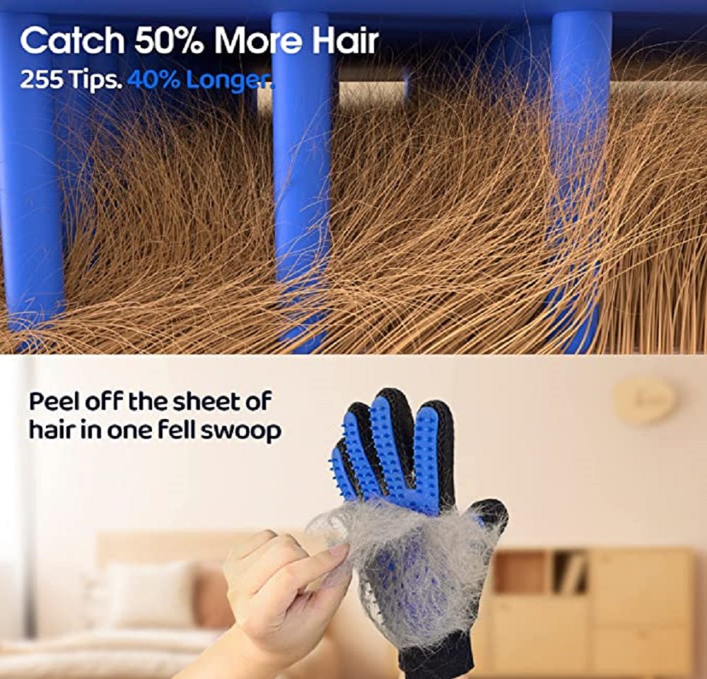 True Touch Pet Grooming Comb Gloves 1pcs