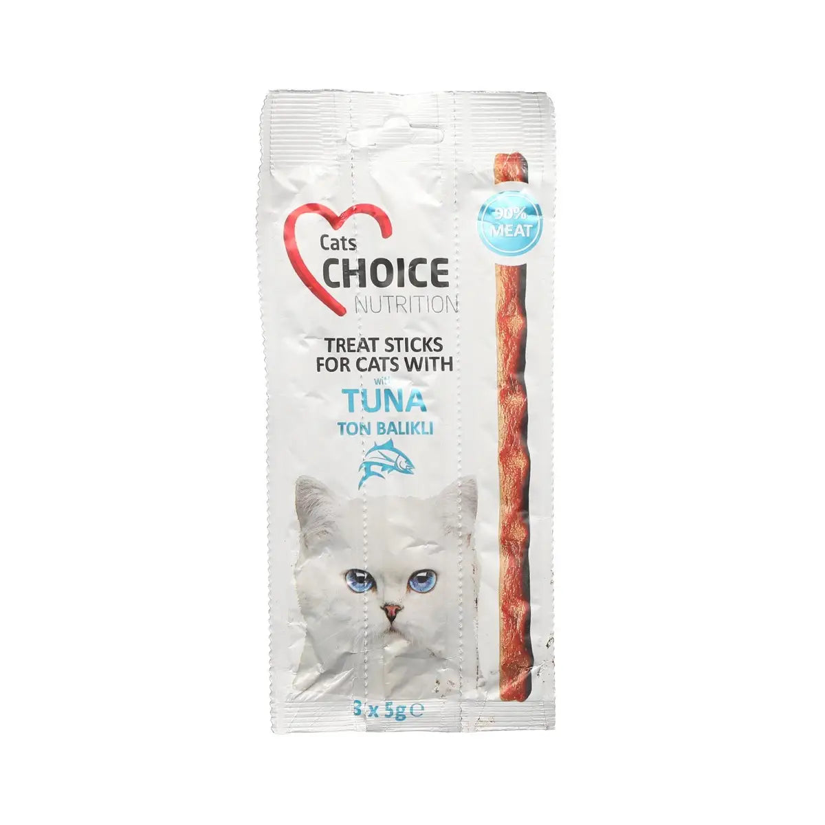 Cats Choice Nutrition Treat Sticks Tuna 3 * 5 gm
