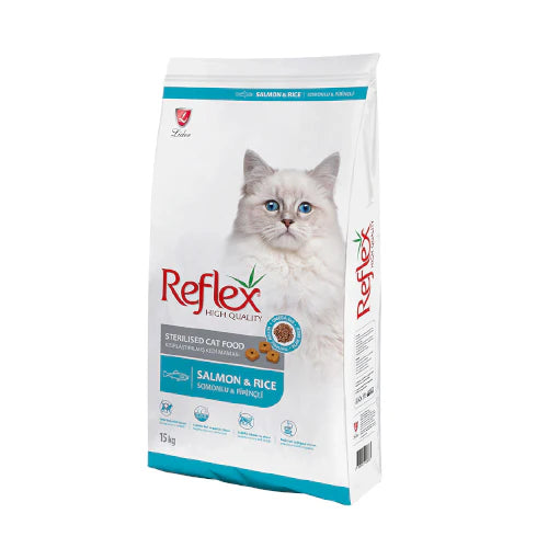Reflex Cat Dry Food Adult Sterilised Salmon & Rice 15Kg