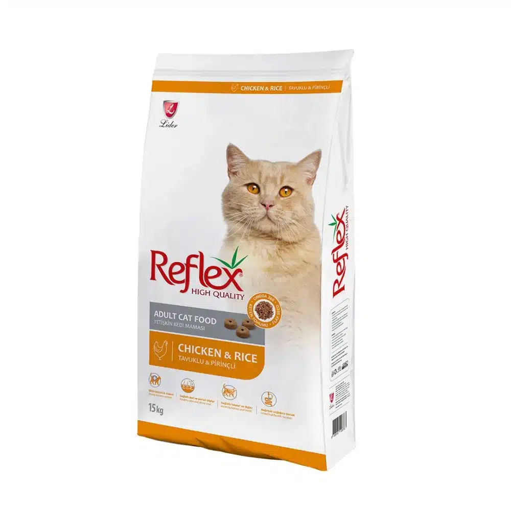 Reflex Cat Dry Food Adult Chicken & Rice 15Kg