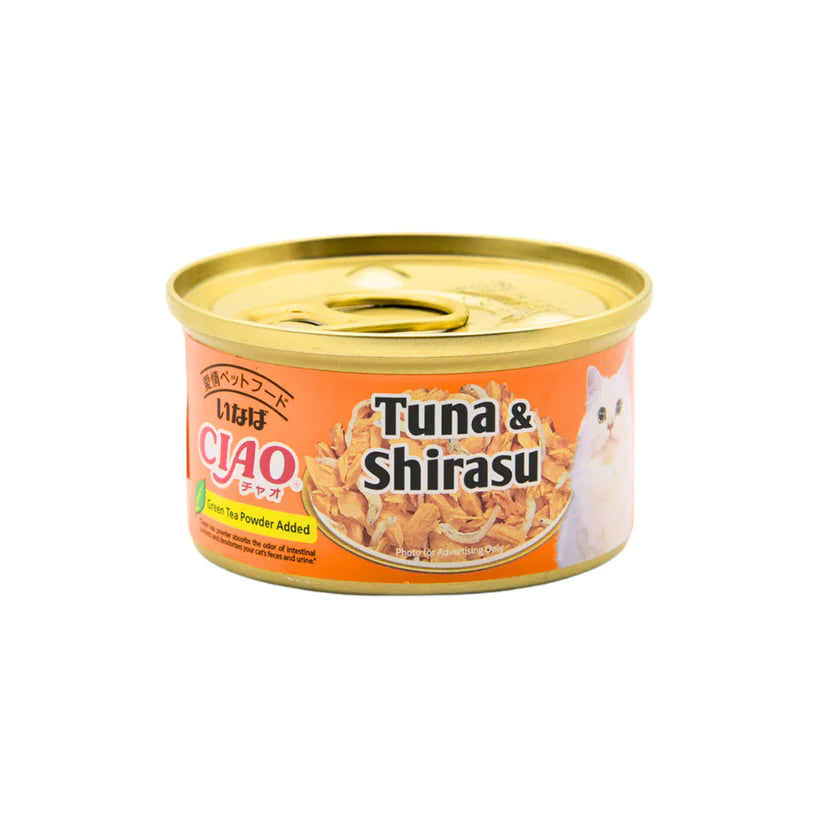 Ciao Cat Wet Food With Tuna & Shirasu Can - 75g