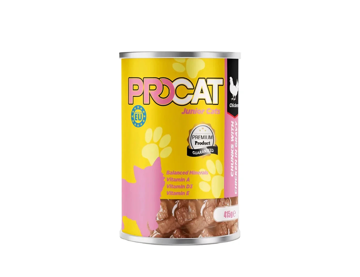 ProCat Wet Food Pate Kitten with Chicken Can 415