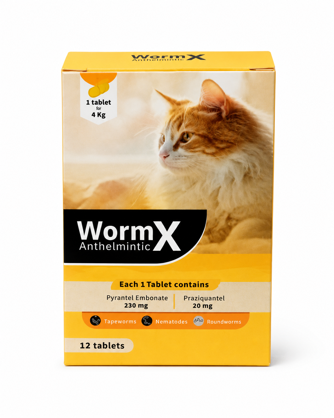 Omni Guard Cat Worm X Worming Tablets 1 tab - 4kg