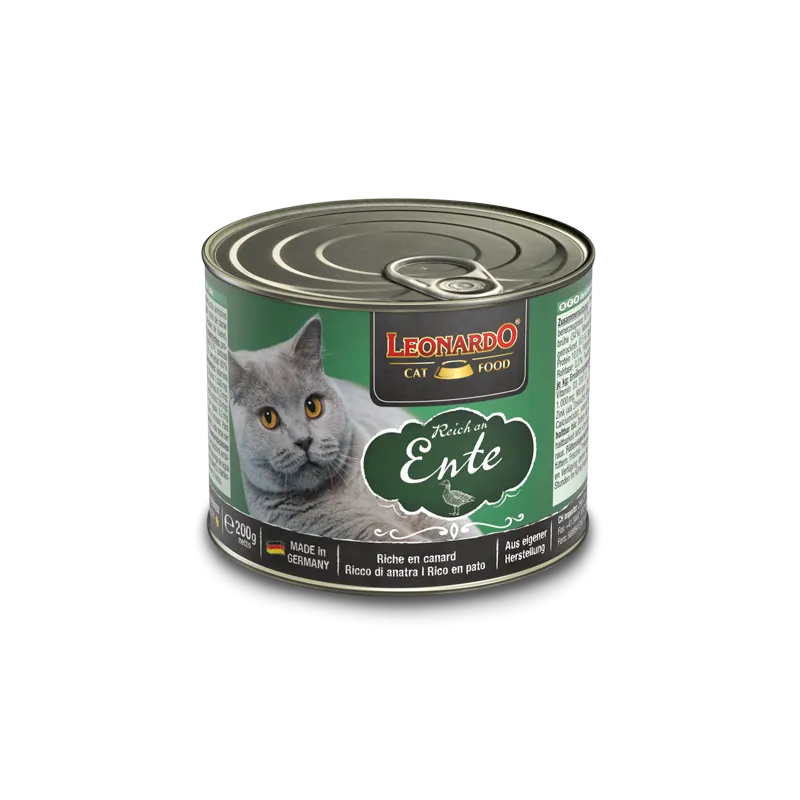 Leonardo Cat Wet Food For Adult pure rich In Duck- 200g