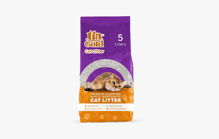 TIAGOLD clumping Lavender Scented cat litter 5 L