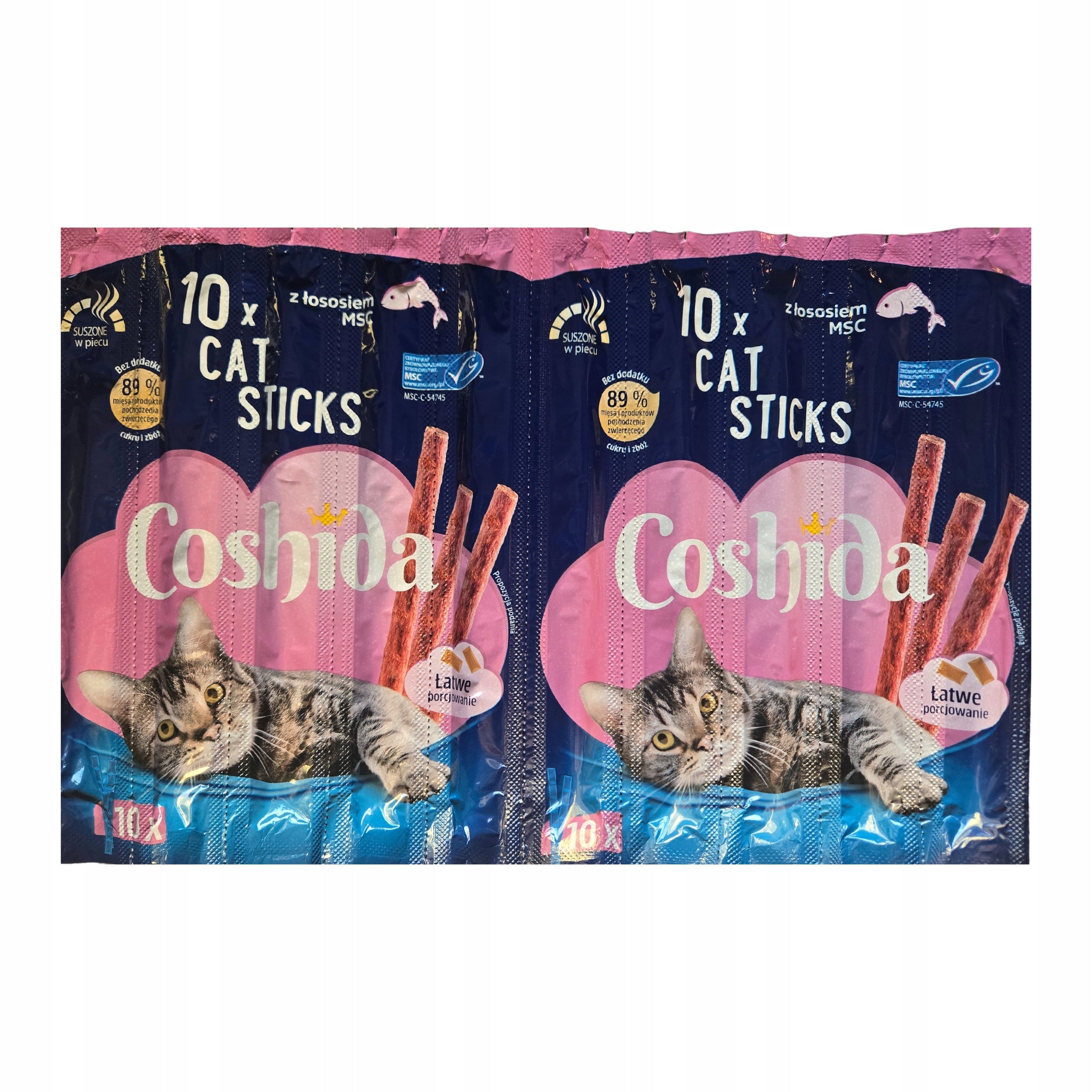 Coshida Cat Treats With mit Lachs Fish 10 Stick