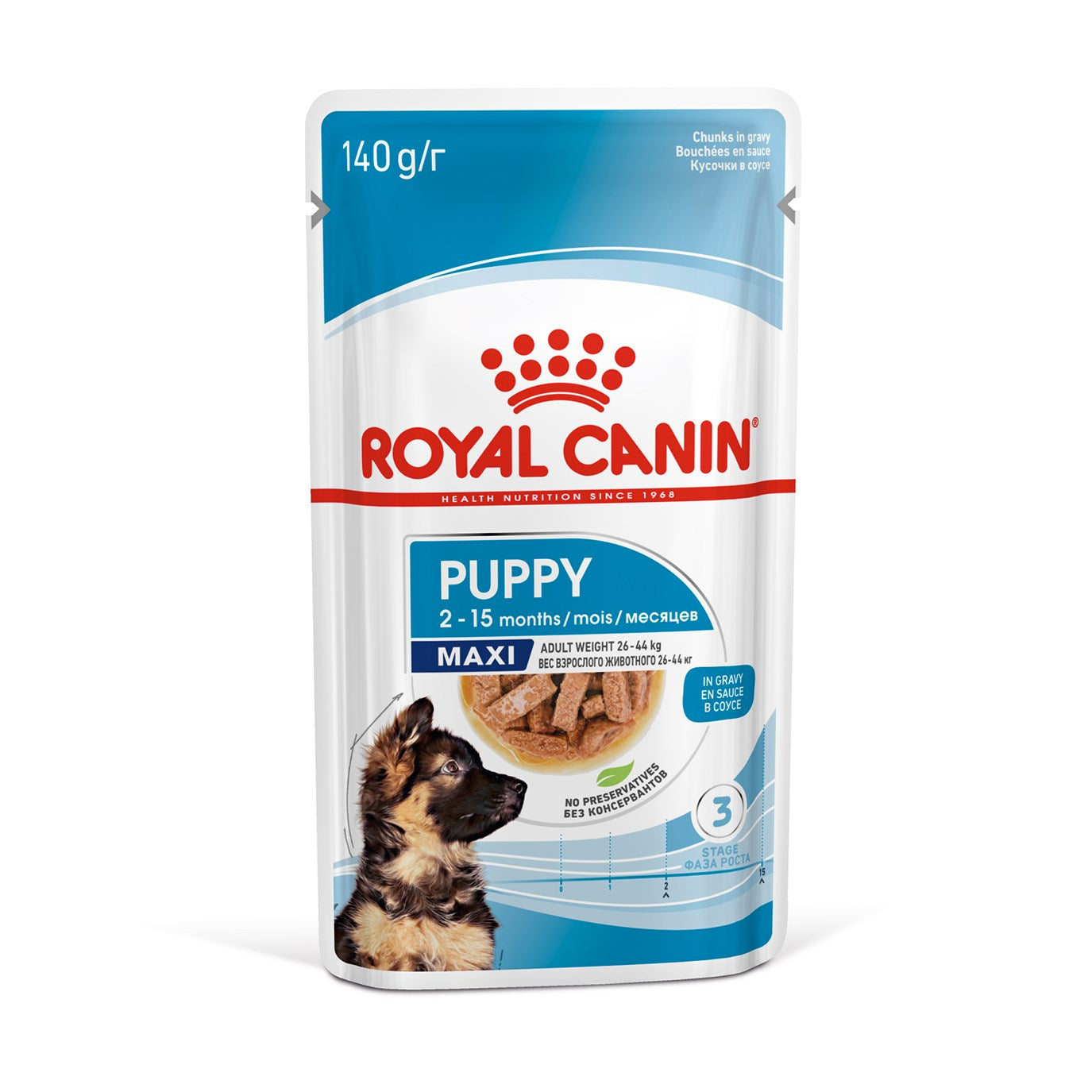 Royal Canin Dog Wet Food Maxi Puppy - Pouch - 140g