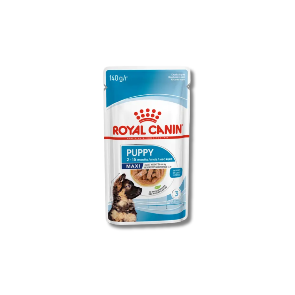 Royal Canin Dog Wet Food Maxi Puppy - Pouch - 140g