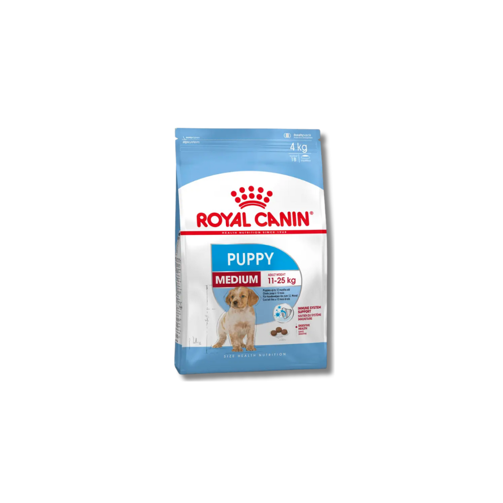 Royal Canin Medium Puppy Dry Food (15KG/4KG)
