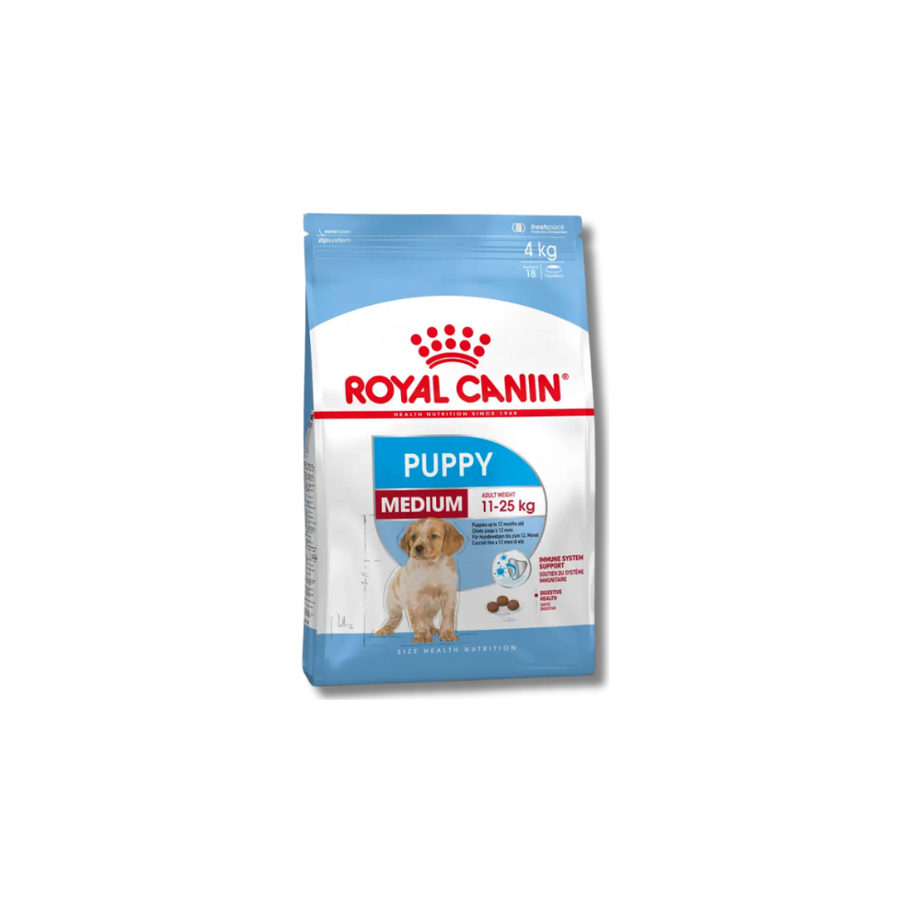 Royal Canin Medium Puppy Dry Food (15KG/4KG)