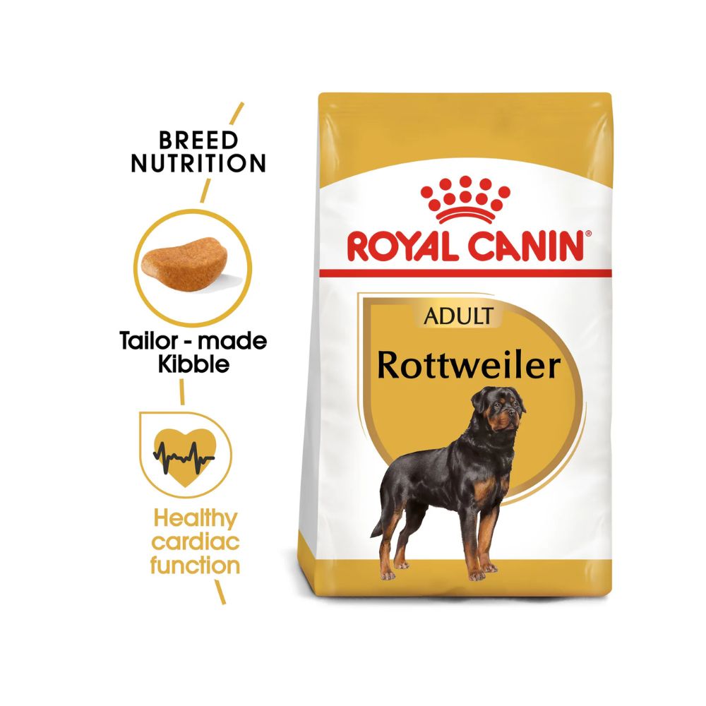 Royal Canin Rottweiler Adult Dogs Complete & Balanced Dry Food (17 KG)