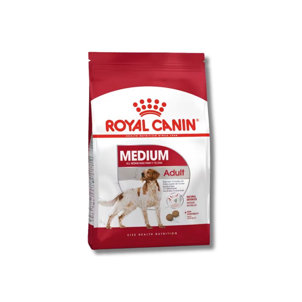 رويال كانين متوسط للبالغين (بالغ صغير 4 كجم / متوسط 15 كجم)