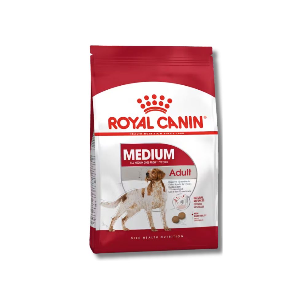 رويال كانين متوسط للبالغين (بالغ صغير 4 كجم / متوسط 15 كجم)