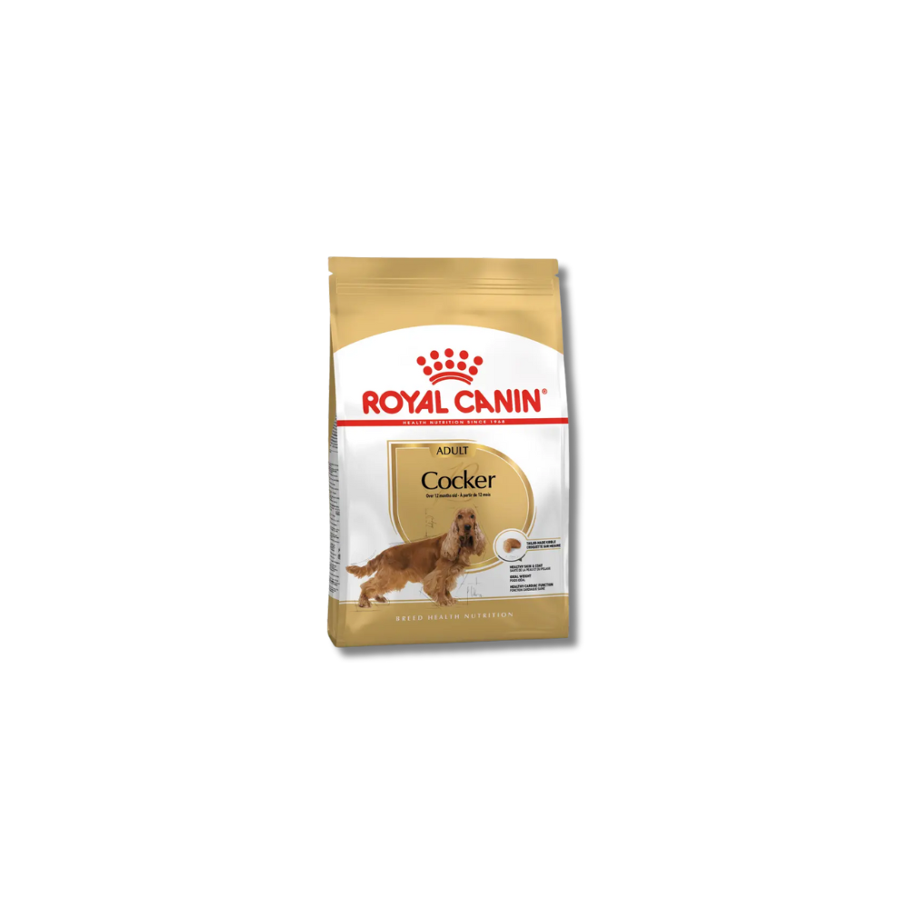 Royal Canin Cocker - Complete Dry Food For Adult Dogs (3 KG)