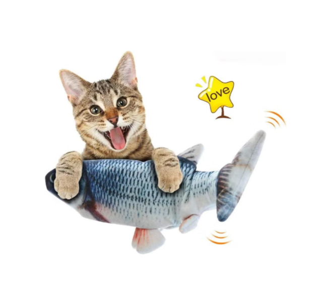 Rechargeable Realistic Flopping Fish cat toy
