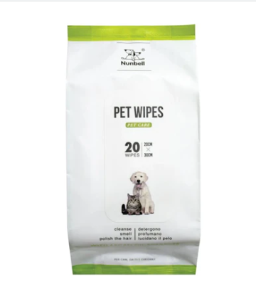 مناديل الحيوانات الأليفة من نونبيل 20 منديلًا
