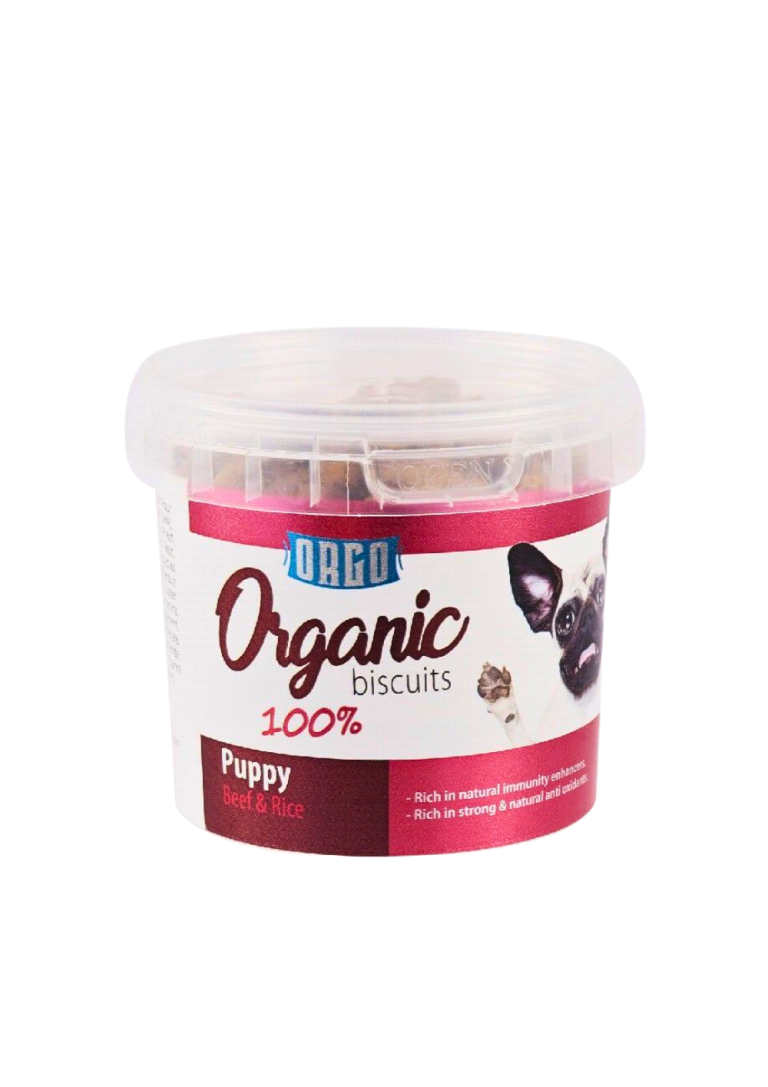 اورغو بسكويت اورانيك للكلاب 150 جم