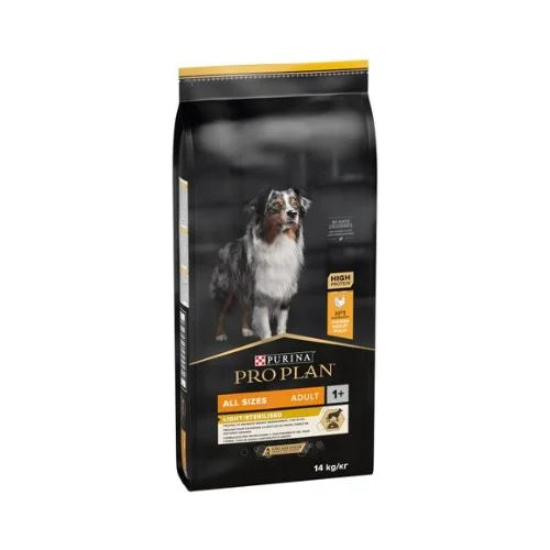 PURINA Pro Plan All Sizes Adult Light Sterilised with OPTIWEIGHT Rich in Chicken Dry Dog Food 14 KG
